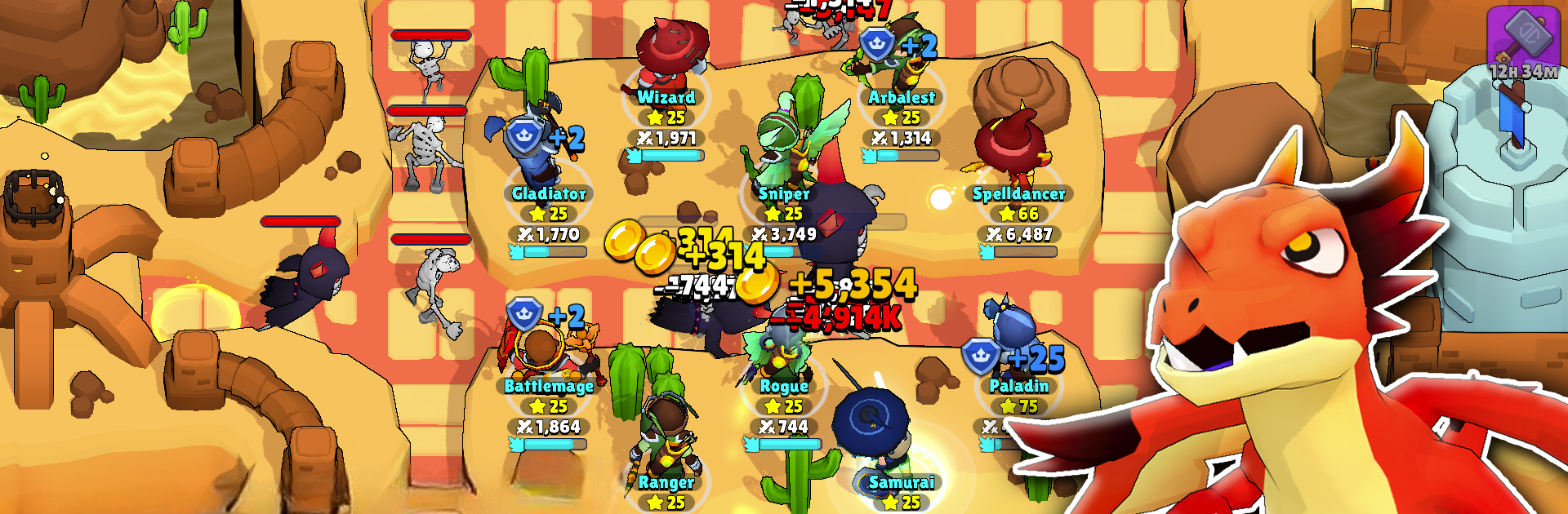 Idle Hero TD Tower Defense RPG