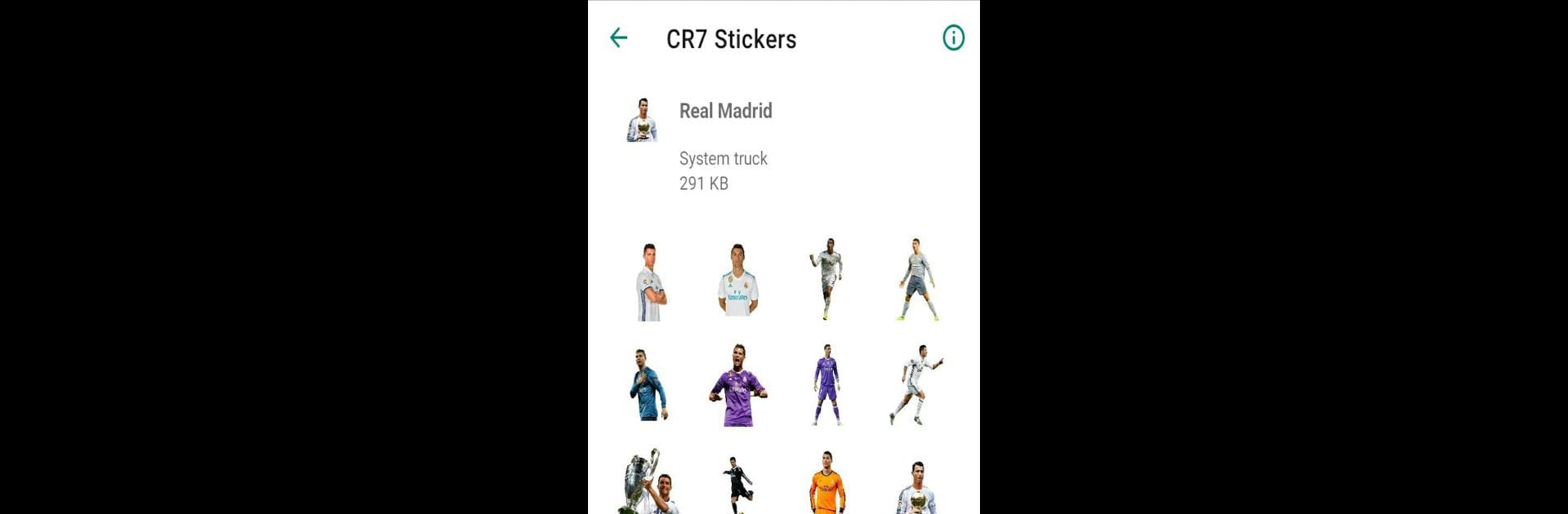 Cristiano Ronaldo Stickers
