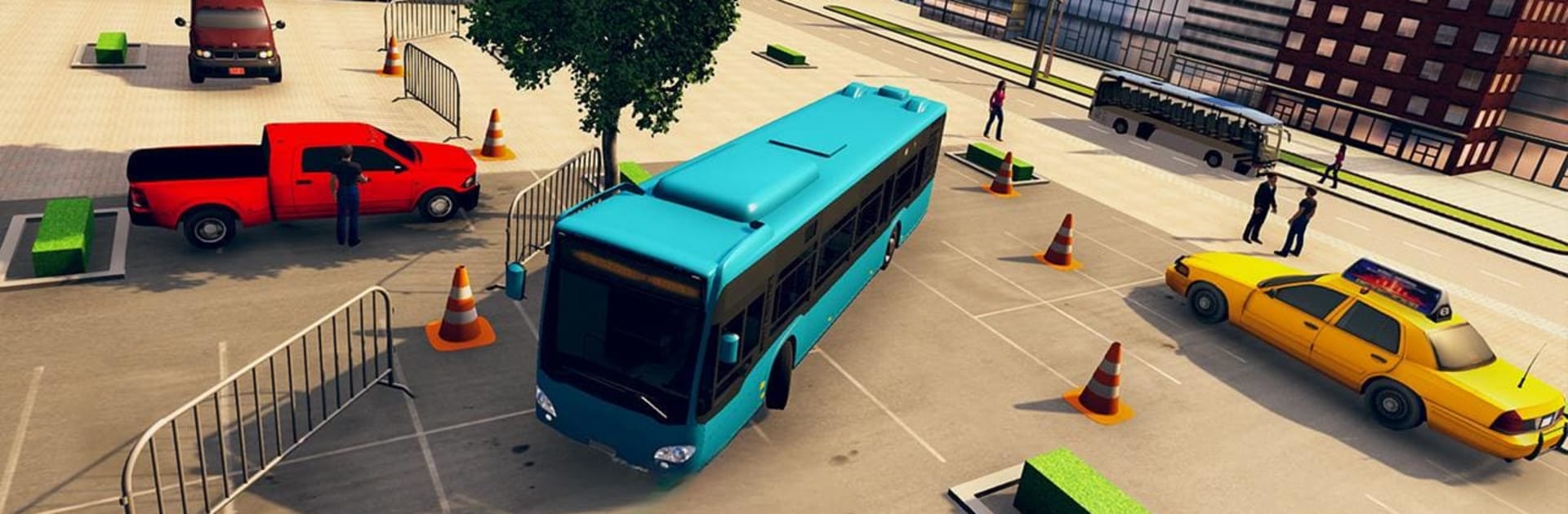 City Bus Driving School Game 3D-Coach Bus Sim 2018