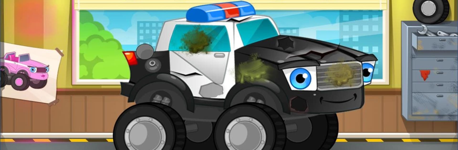 Repair machines - monster trucks