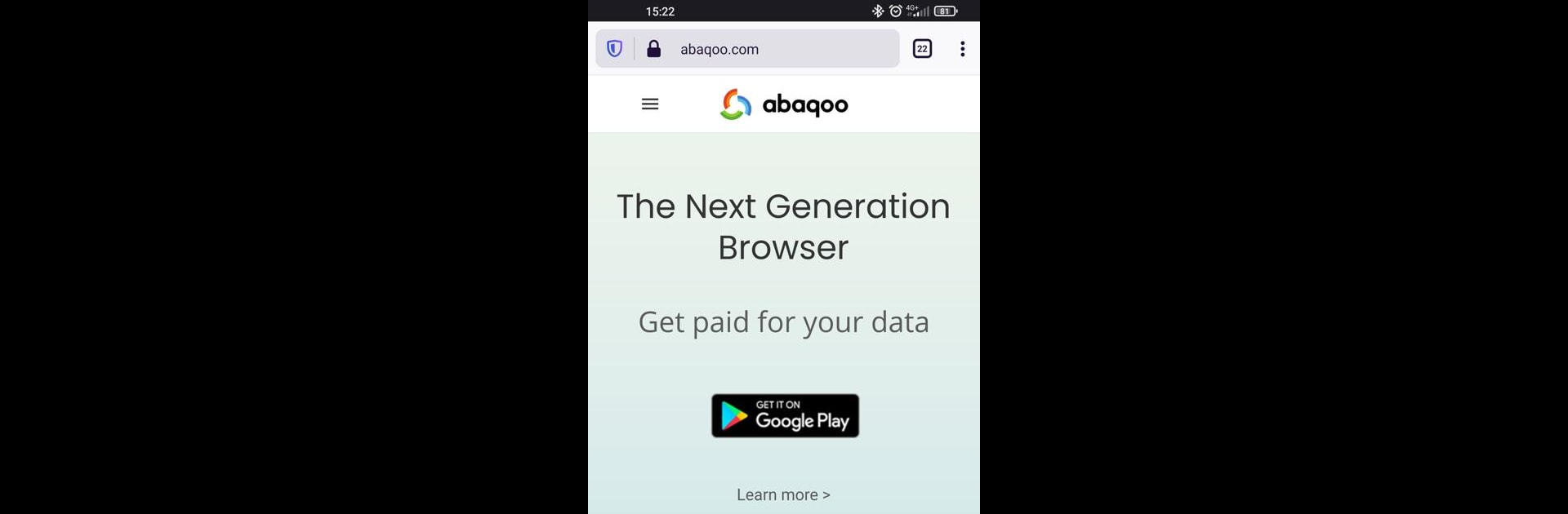 abaqoo: Get paid for your data