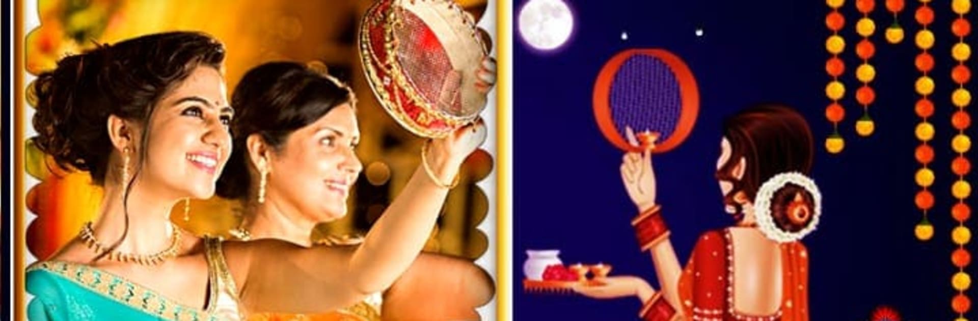 Karwa Chauth Photo Frame 2024