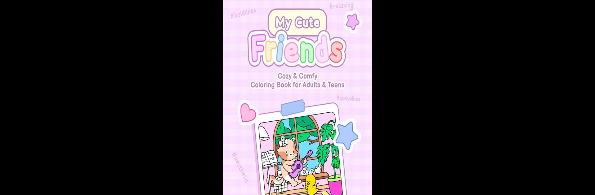 My Cute Friends: Coloring Book