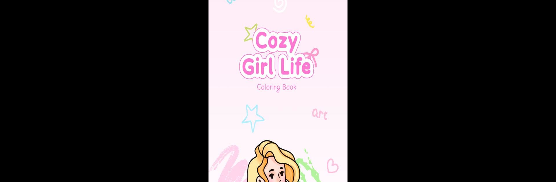 Cozy Girl Life: Coloring Book