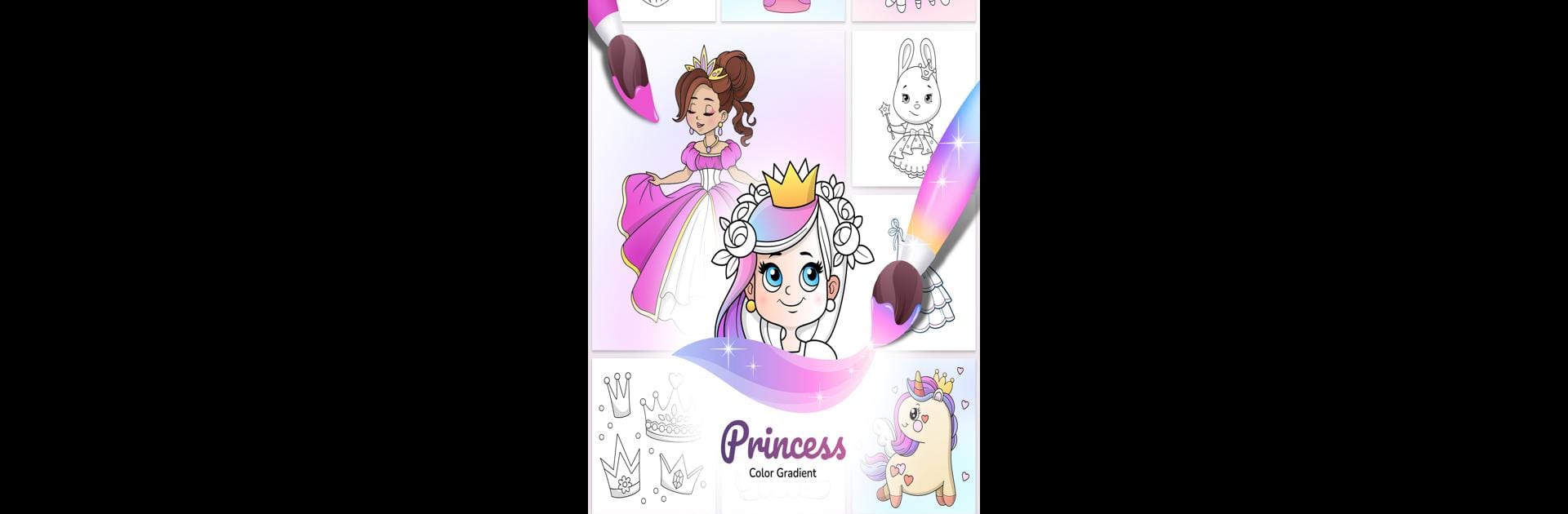 Princess Color Gradient