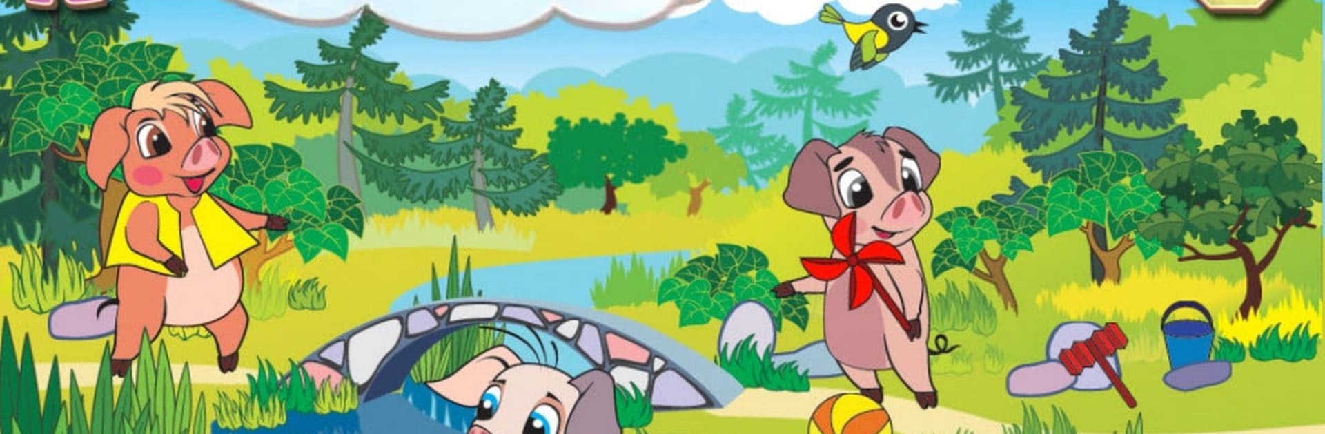 Three Little Pigs: Kids Book