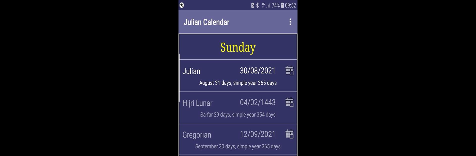 Julian Calendar