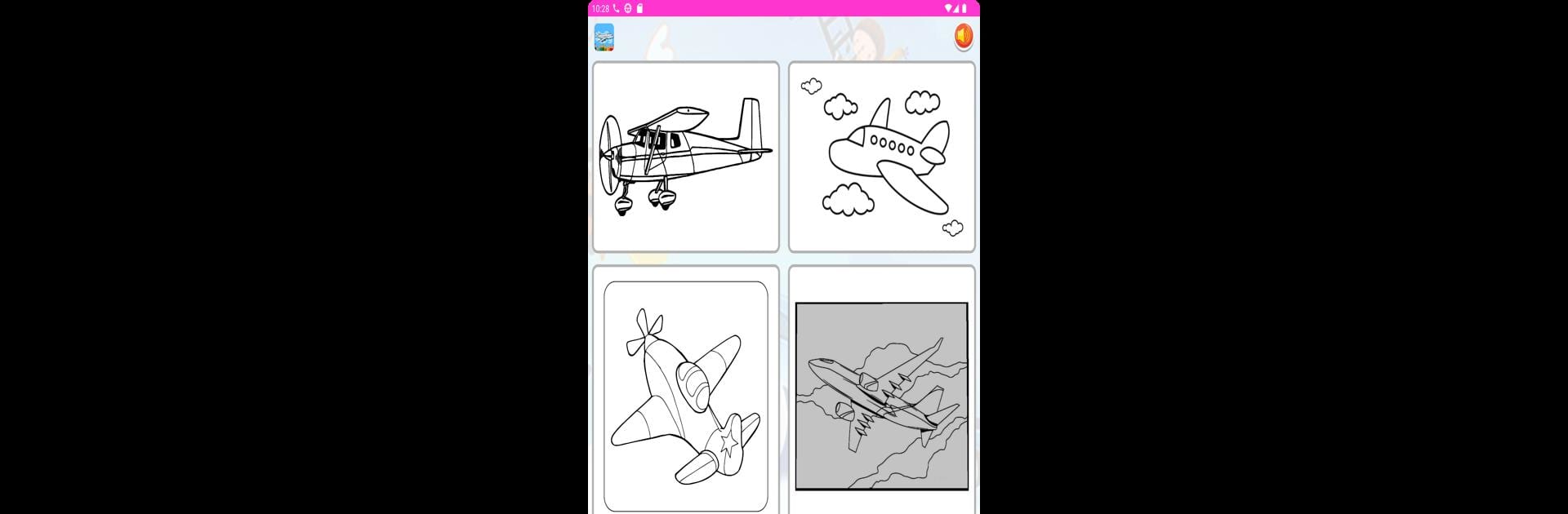 avião colorir companhia aérea
