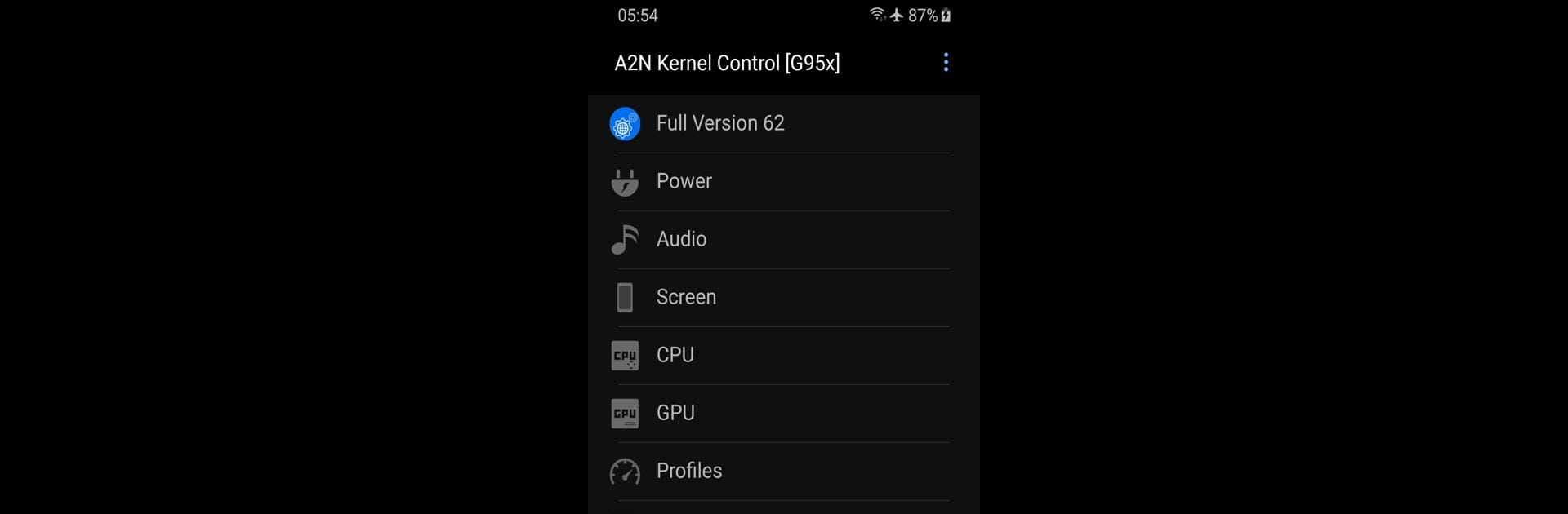 A2N Kernel Control S8/S8+/N8