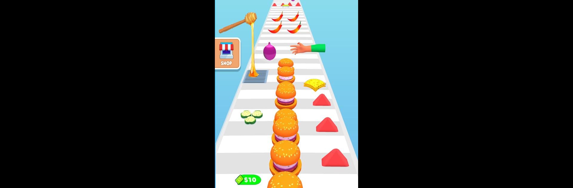 Burger Stack Run Game