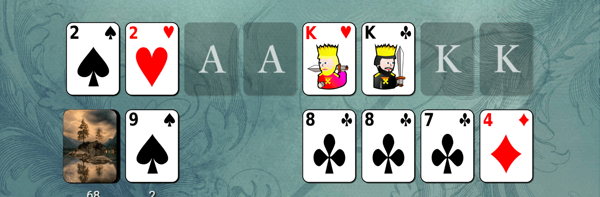 Aces and Kings Solitaire