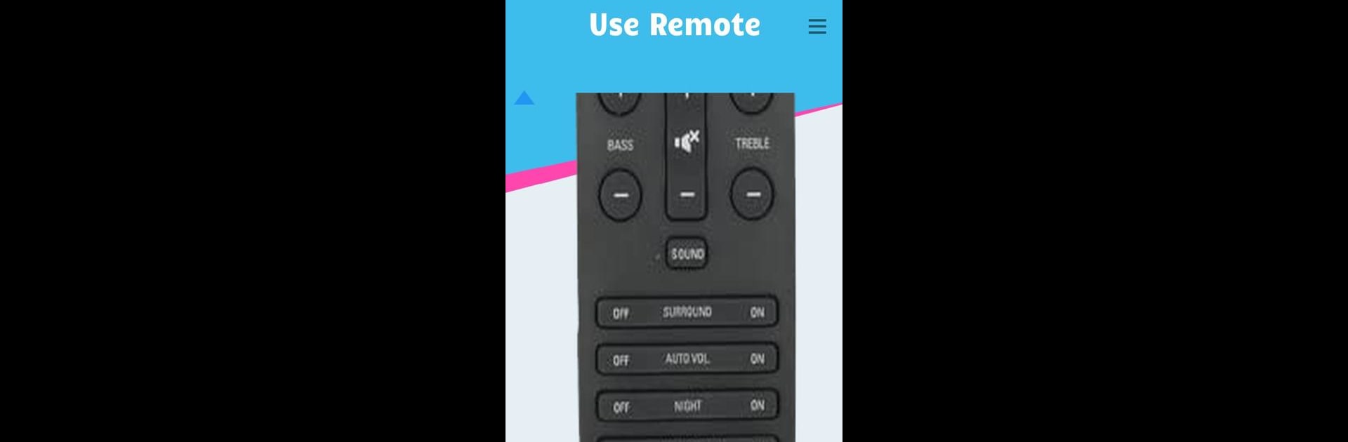Remote for Philips Sound Bar