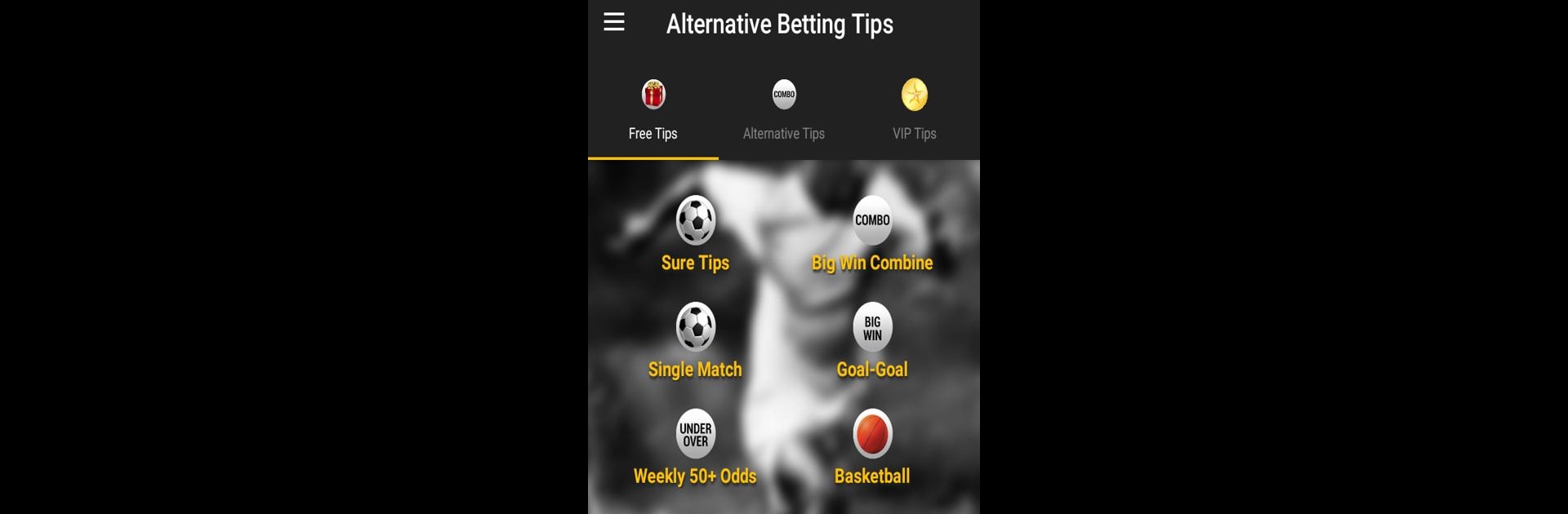 Alternative Betting Tips