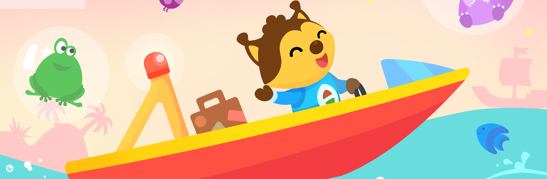 Boat and ship game for babies