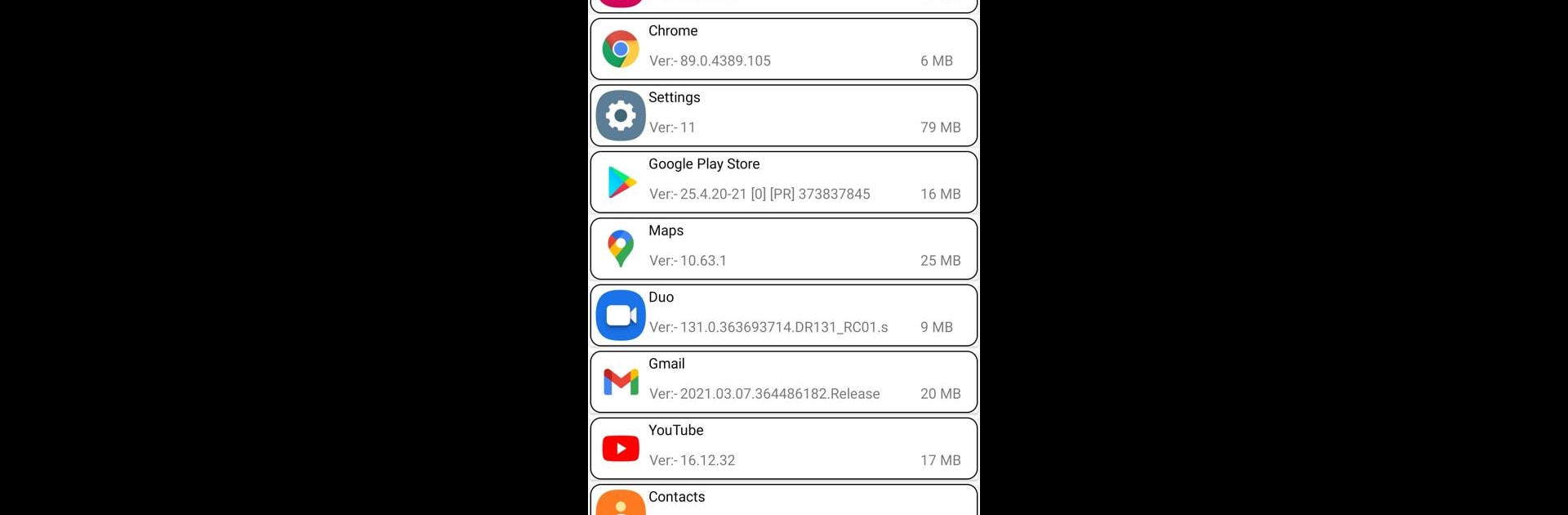 App Backup