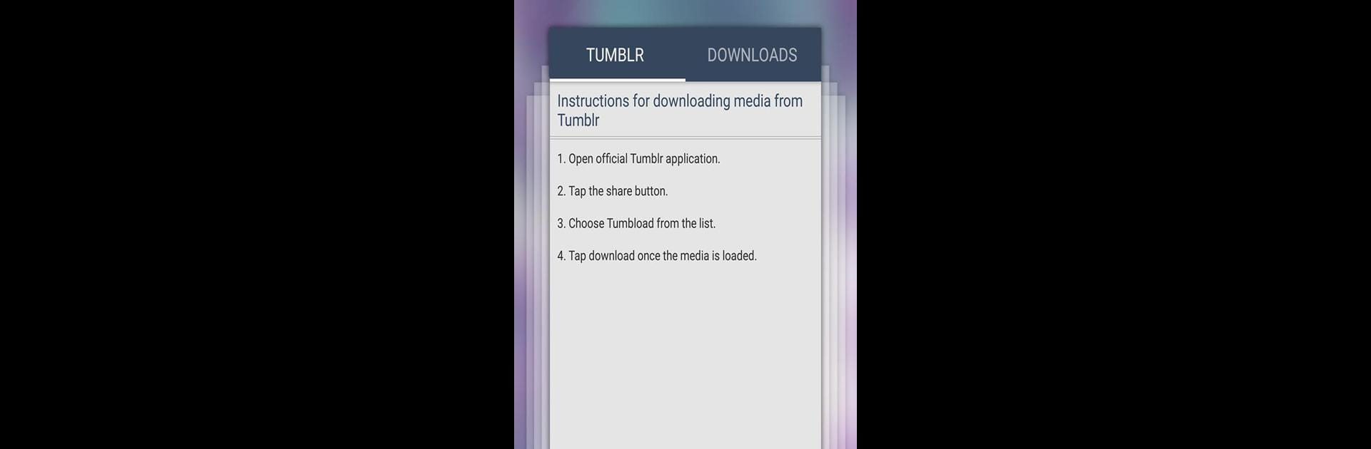 Downloader for Tumblr