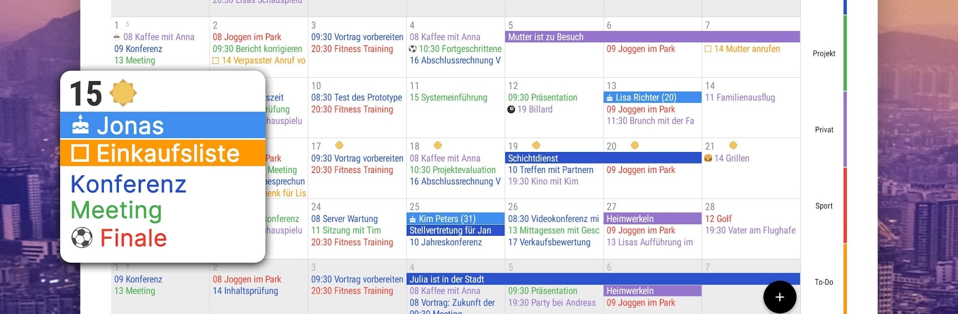 Business Kalender 2 Planer