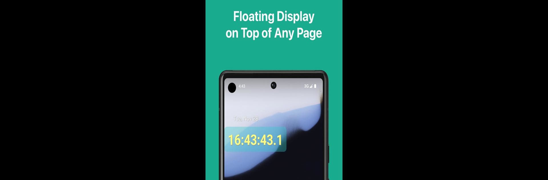 Floating Clock-Reloj flotante