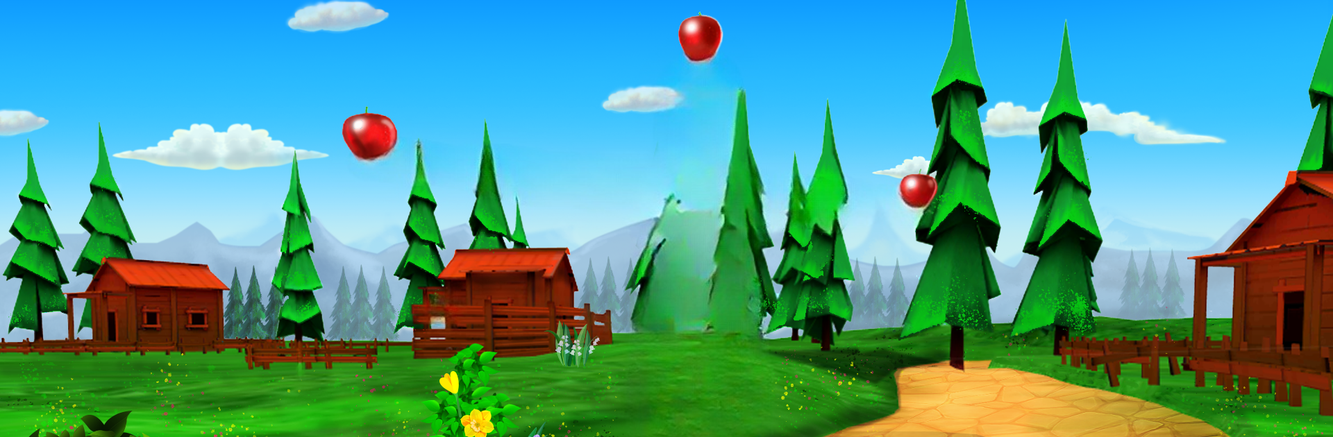 Apple Shooter Game - 3D
