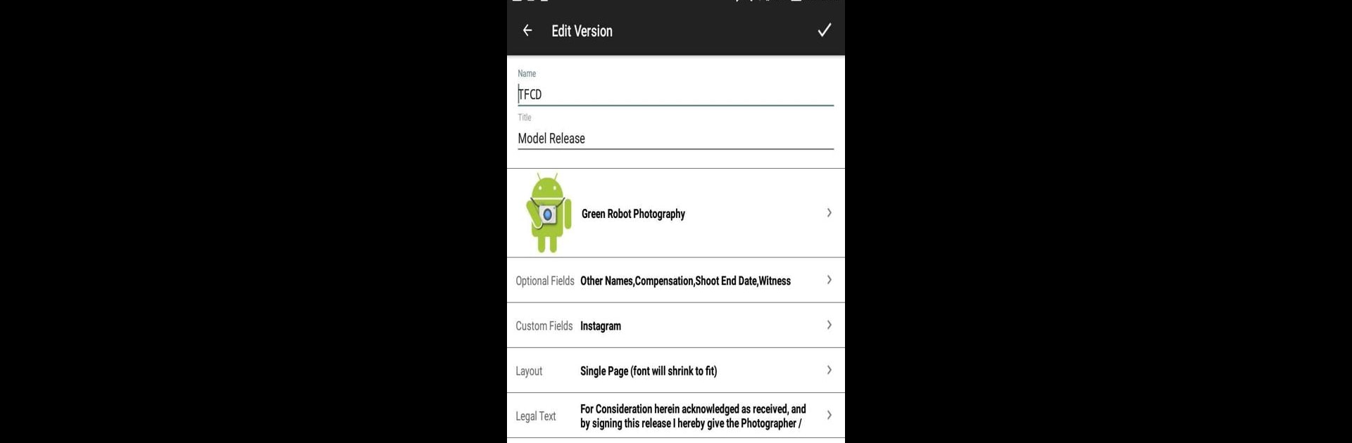 Easy Release Pro - Model Release App