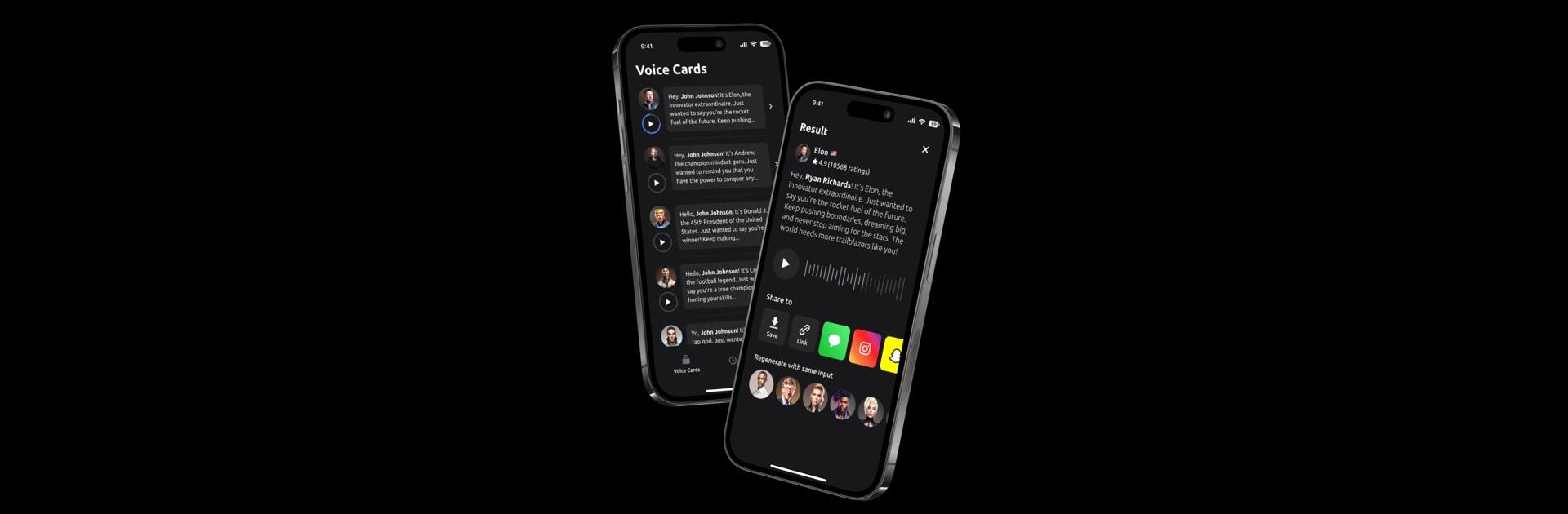 VoiceUp - AI Celebrity Voice