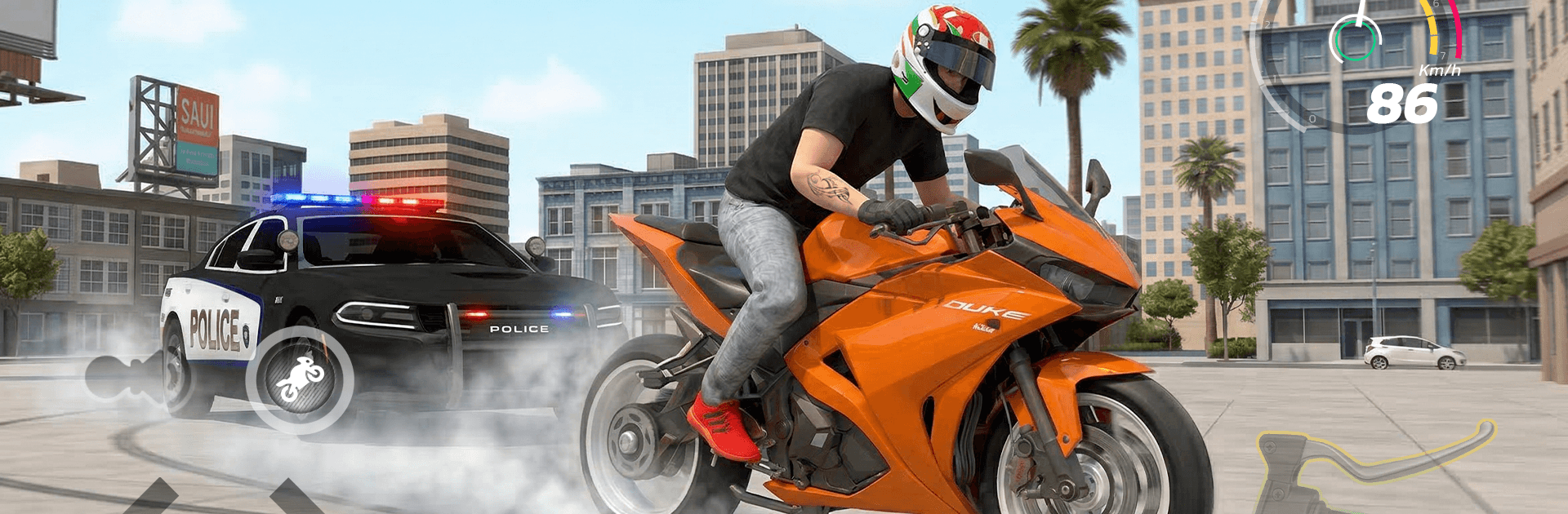 Traffic Moto Rider City