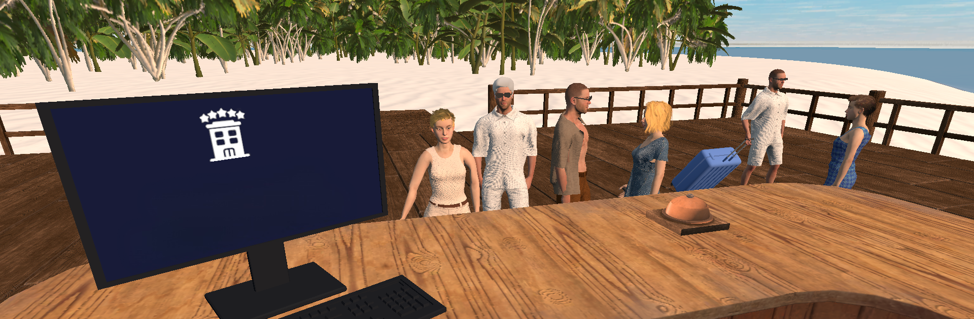 Beach Hotel Simulator 3D