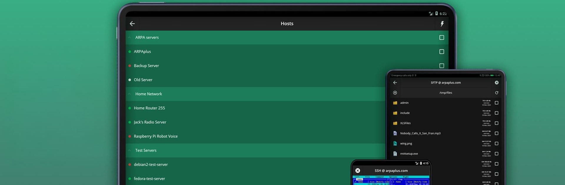 Admin Hand SSH/SFTP/FTP Client