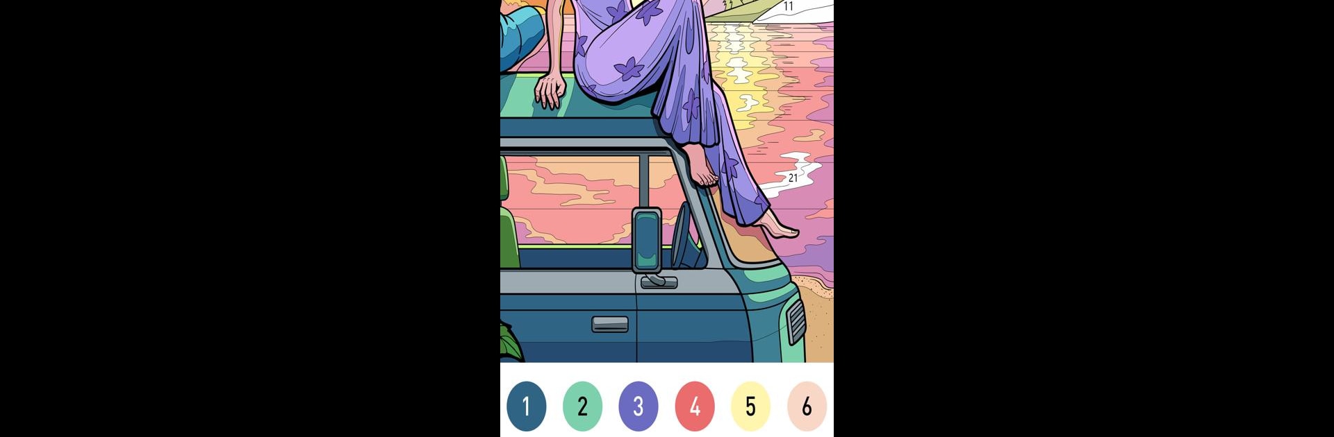 Chill Color By Number Game