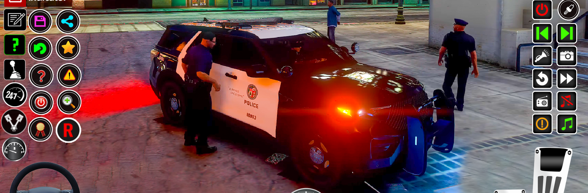 Cop Car Police Driving Game