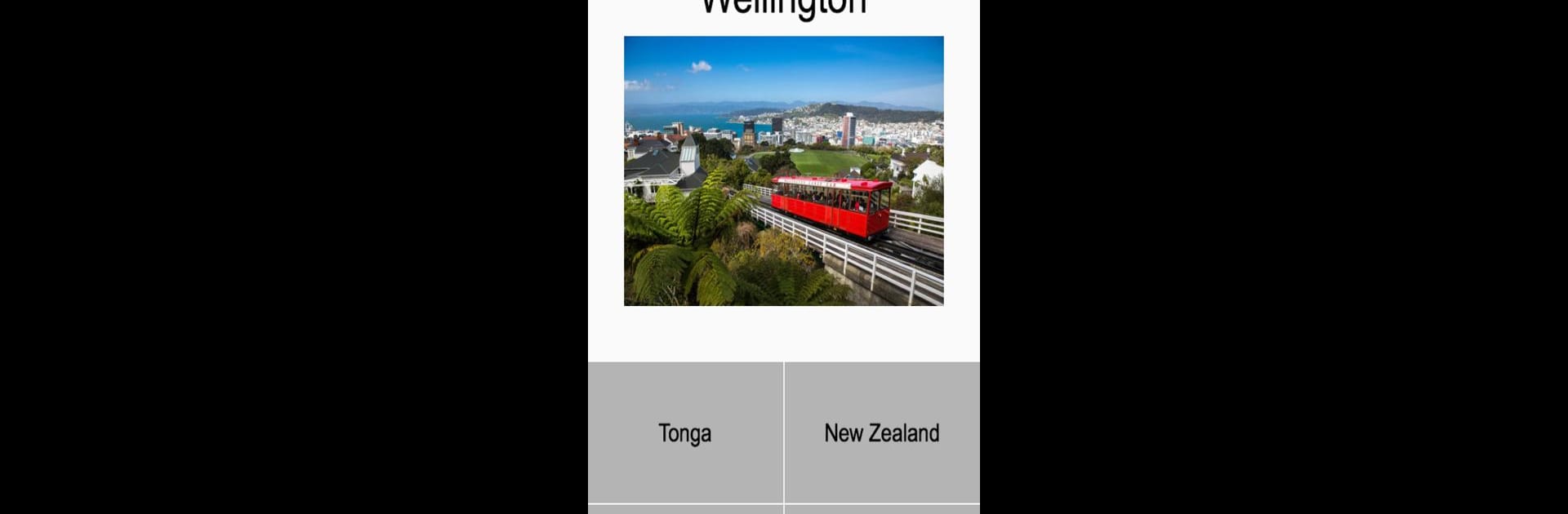 Capitals - Geography Quiz