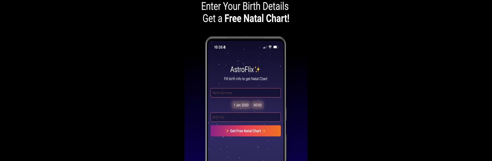 AstroFlix Ai Birth Natal Chart