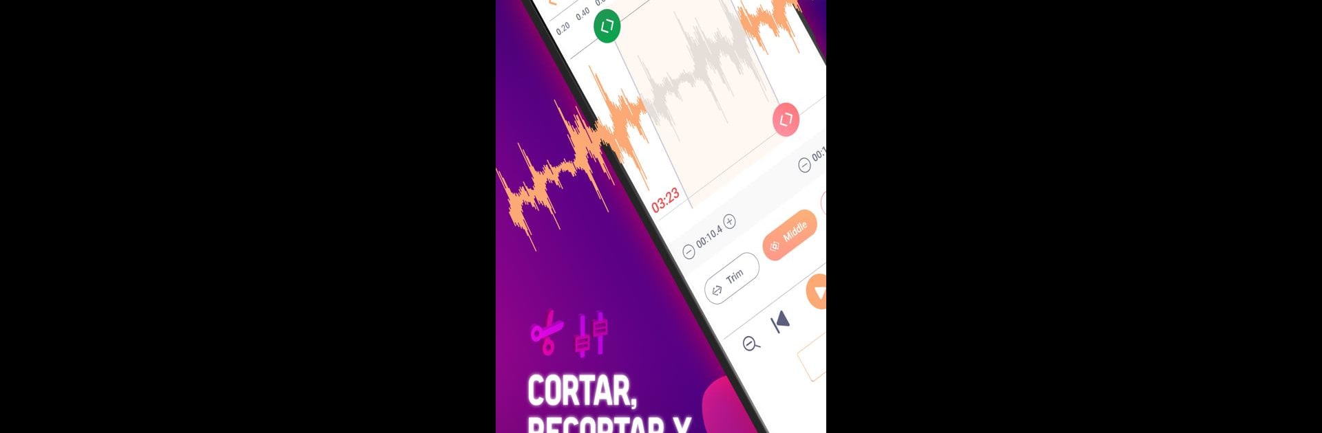 AudioCut: Corte, Editor de MP3
