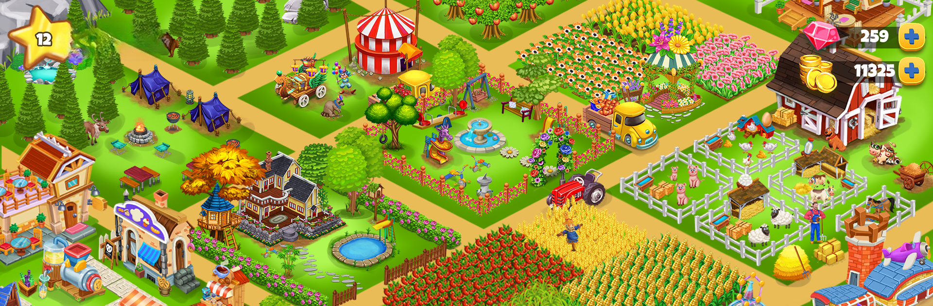 Farm Day Farming Offline Games