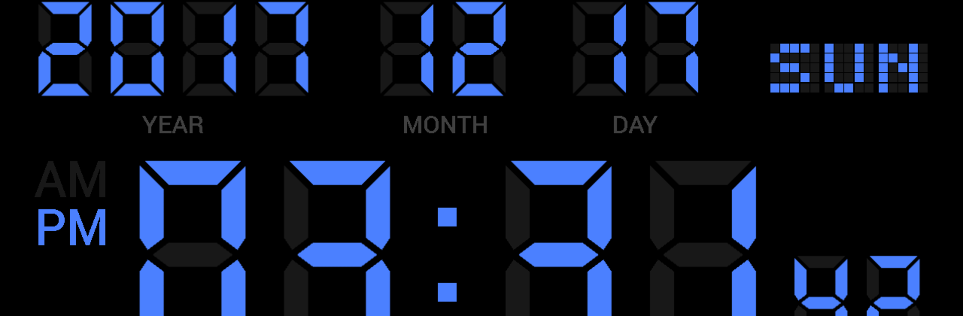 Simple Digital Clock - DIGITAL CLOCK SHG2 FREE