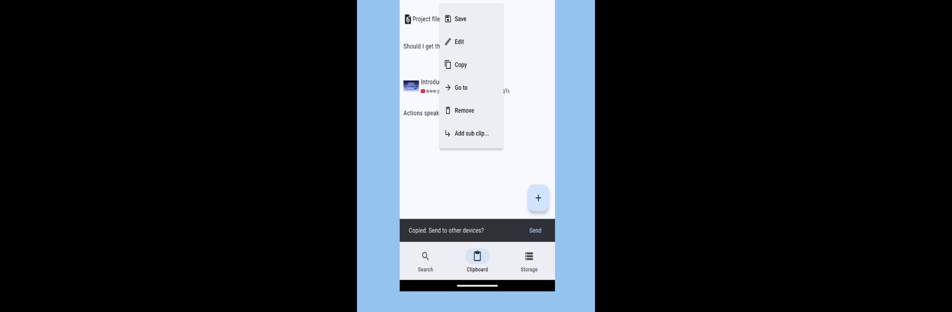 UniCopy: Universal Clipboard
