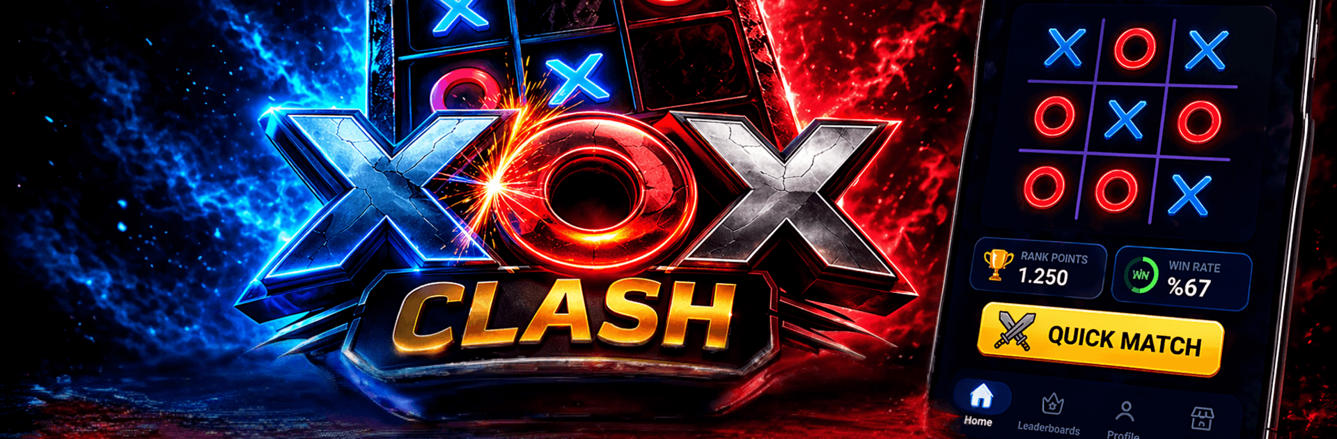 XOX Clash - Tic Tac Toe Online