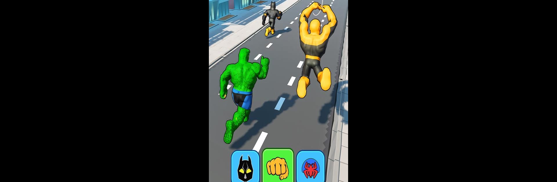 Superhero Transform Shift Game