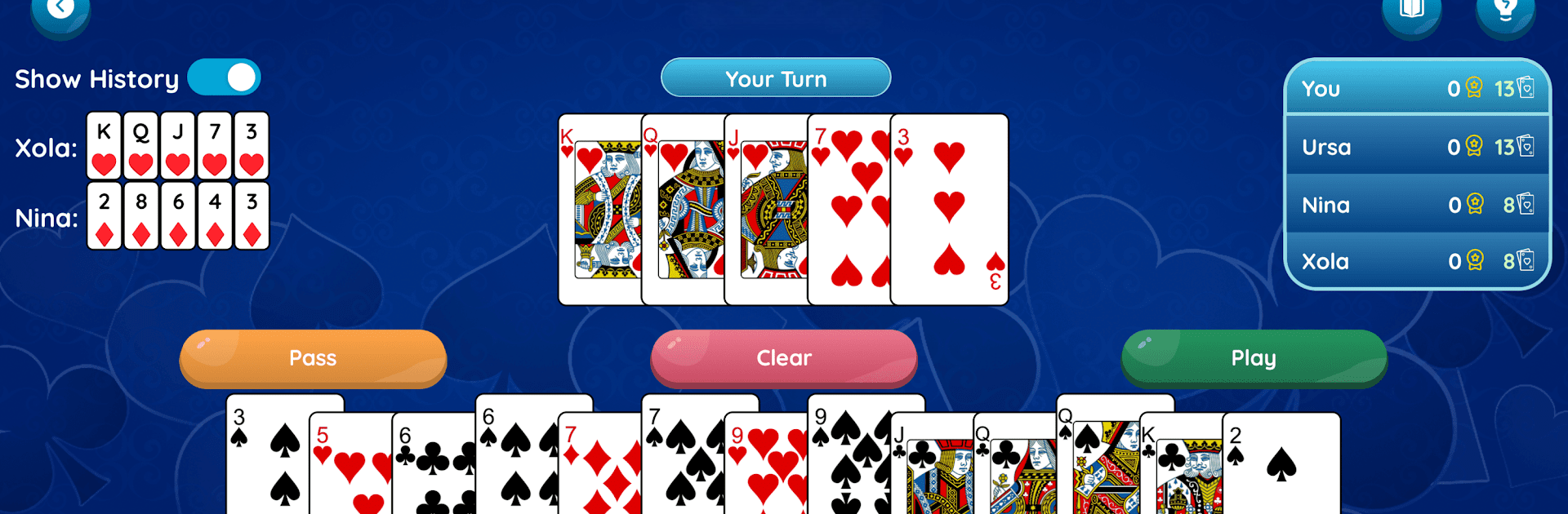 Big 2 Wild - Card Game