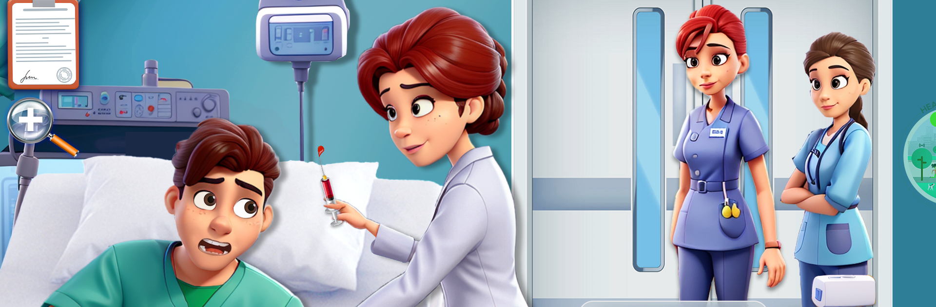 Jeux de docteur d'injection