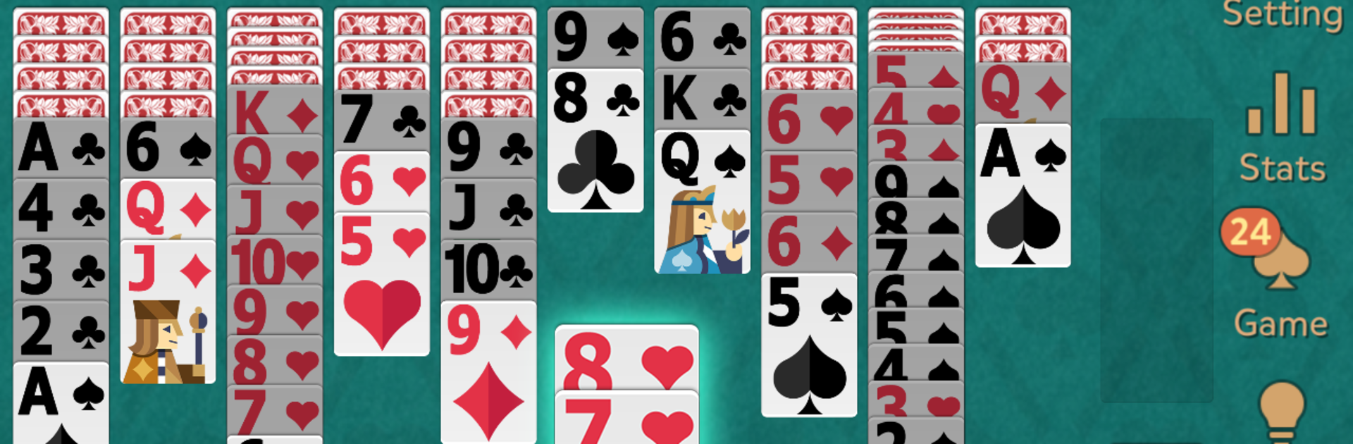 Spider Solitaire: Kingdom