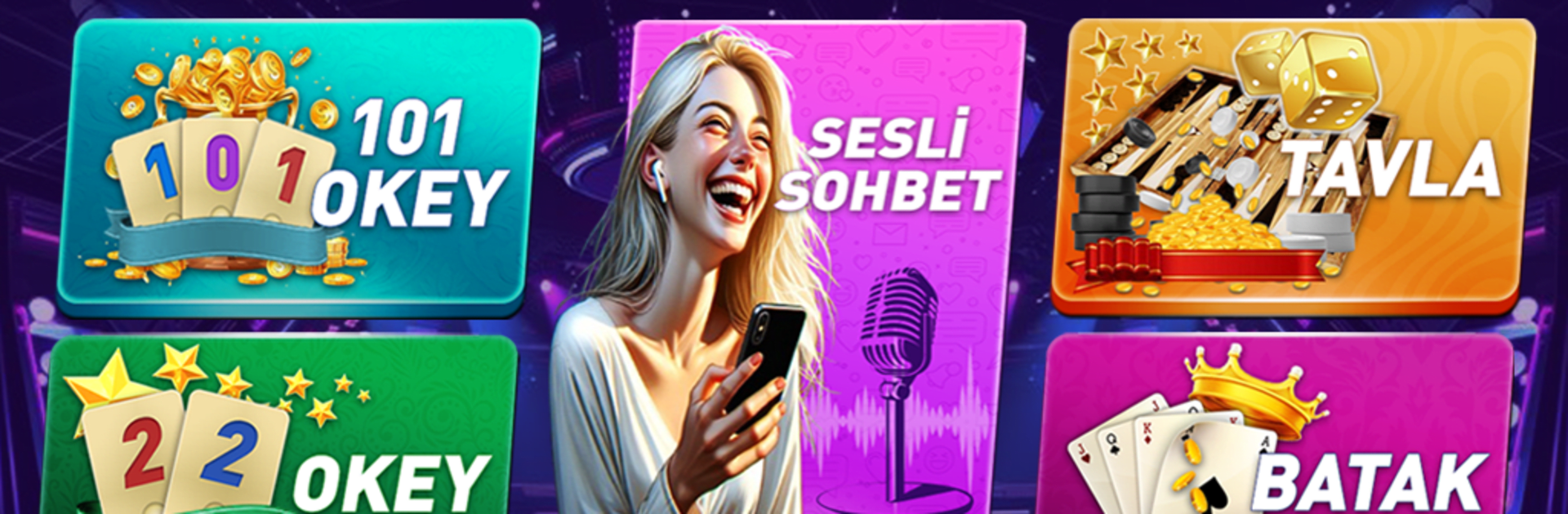 101 Okey Oyna - Sesli Muhabbet