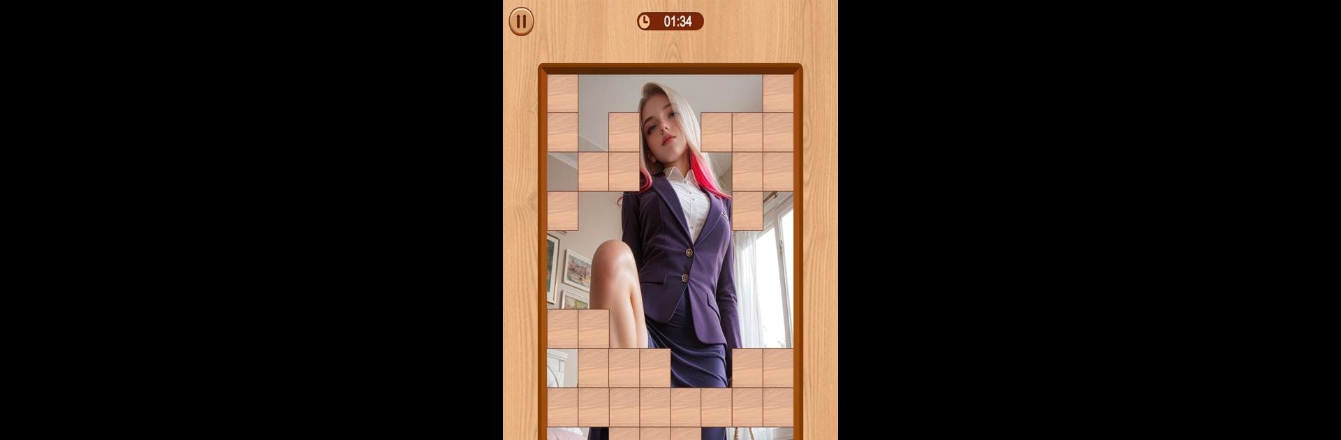 Block Jigsaw Magic-Girl Puzzle