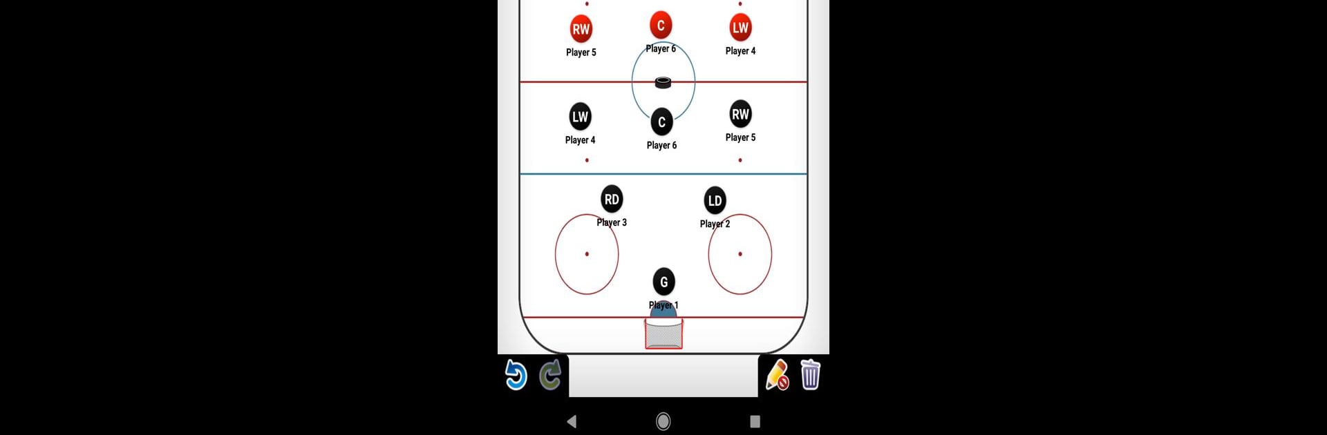 Coach Tactic Board: Hockey