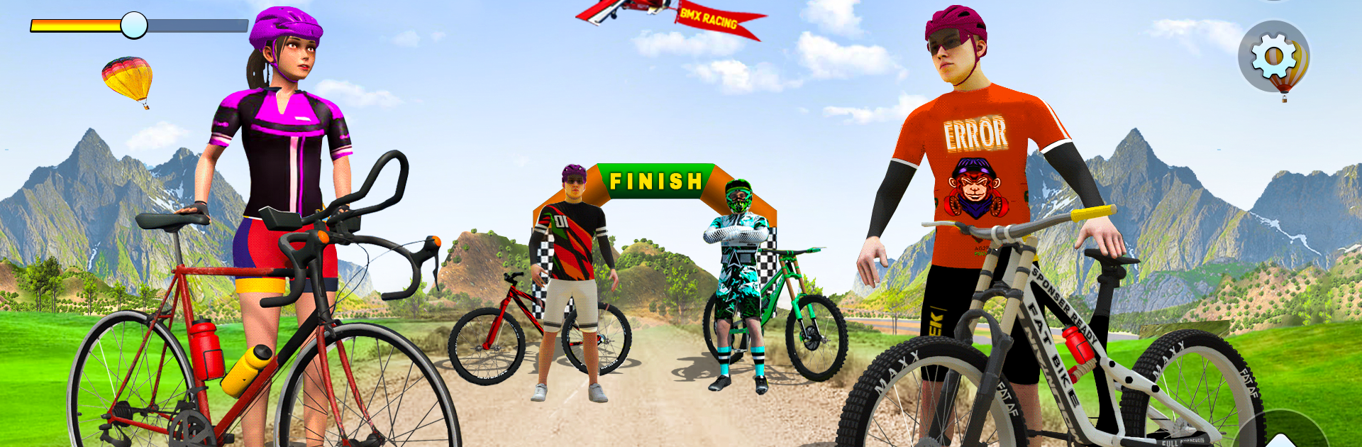 BMX Cycle Racing: Cycle Stunts