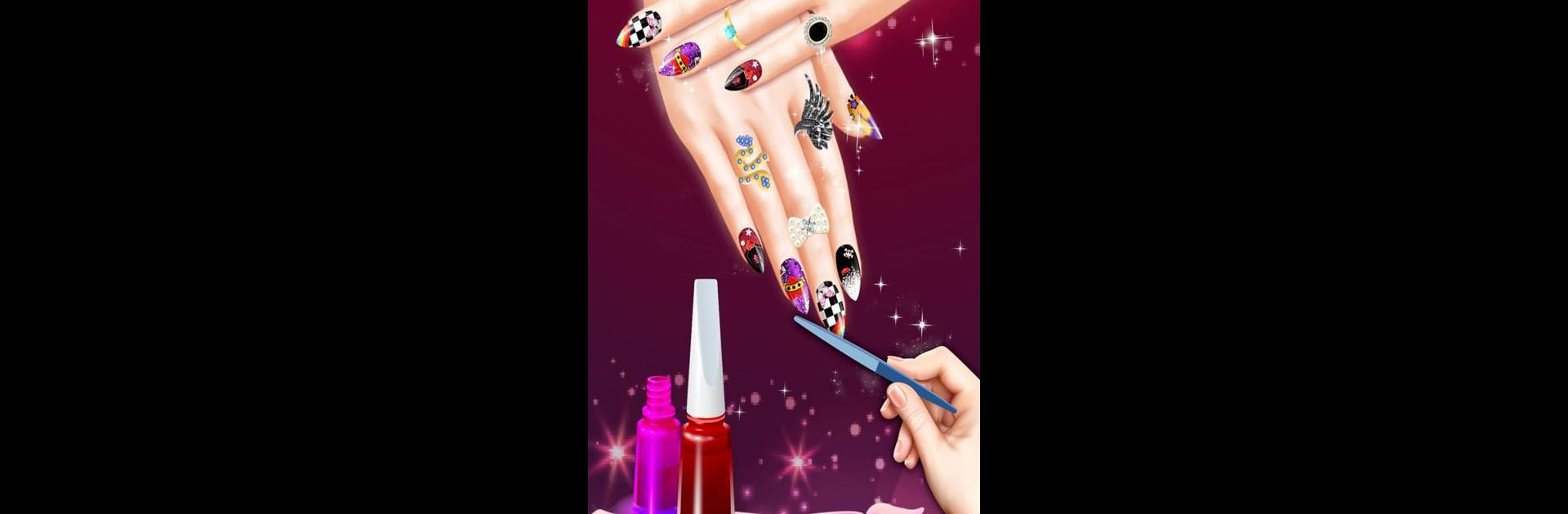 Unhas decoradas Jogos meninas