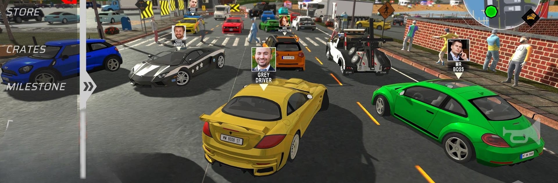 Car Drivers Online: Fun City