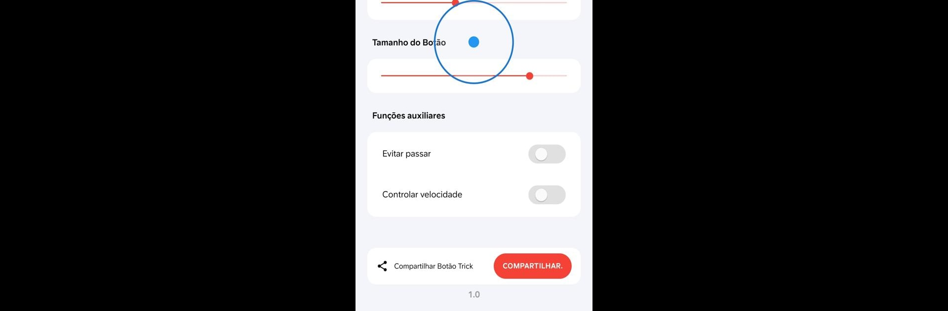 Botão Trick FF