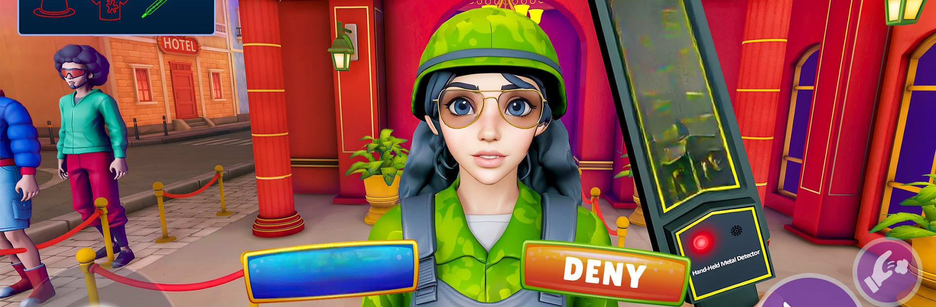 VIP Club Security Simulator