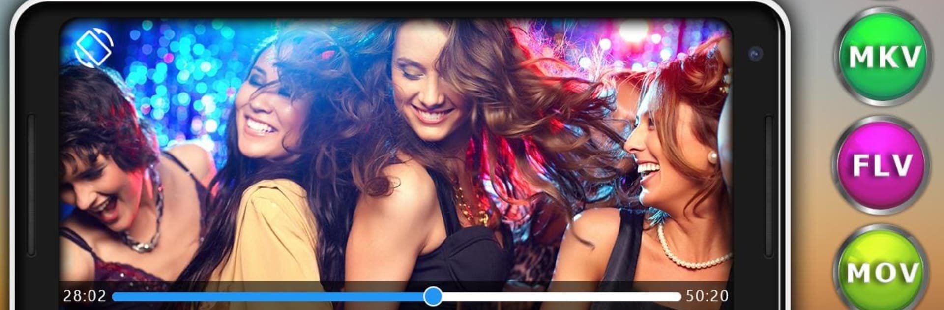 Reproductor de video・videos 4K